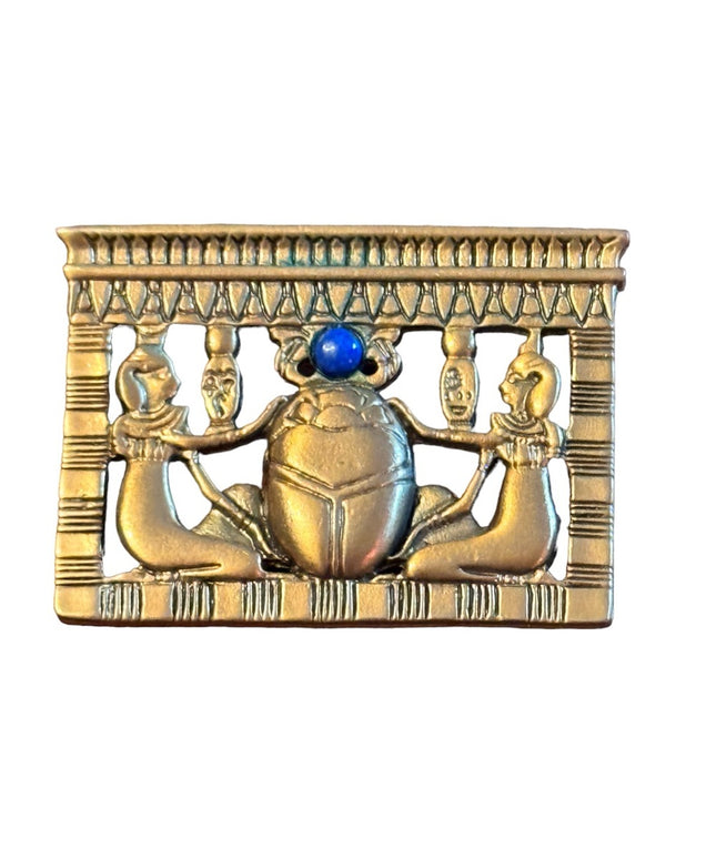 Egyptian Scarab Pectoral Brooch - Egyptian New Kingdom Museum reproducti…