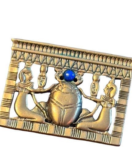 Egyptian Scarab Pectoral Brooch - Egyptian New Kingdom Museum reproducti…