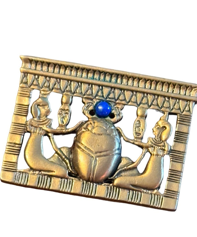 Egyptian Scarab Pectoral Brooch - Egyptian New Kingdom Museum reproducti…