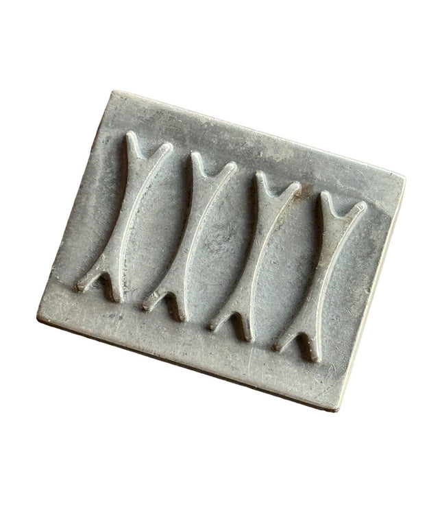 Rare BM Norway pewter brooch, mid century  design Modernist Mid Century