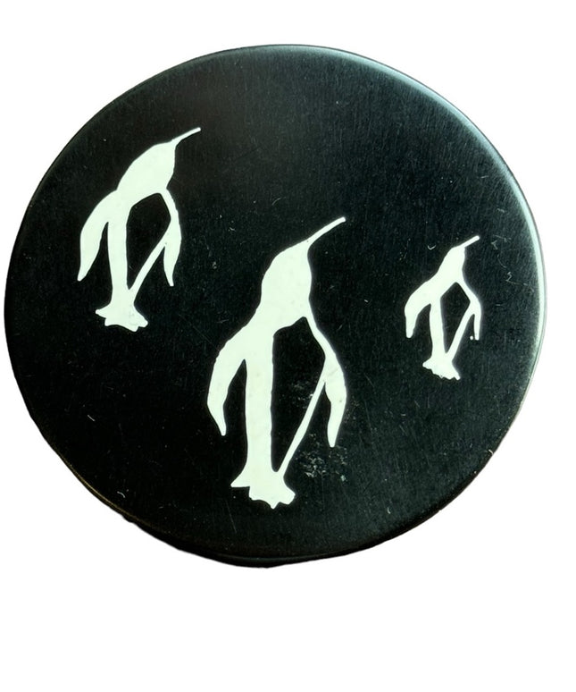 Mid century Hand Hanson Danish Ebony hand made modernist penguin brooch