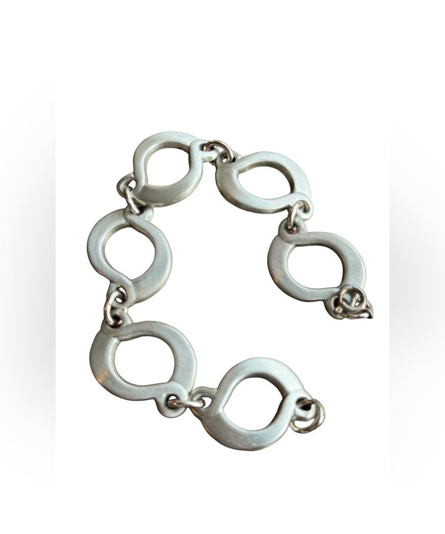 Vintage Mid century Sweden HW Tenn Swedish pewter Nordic bracelet