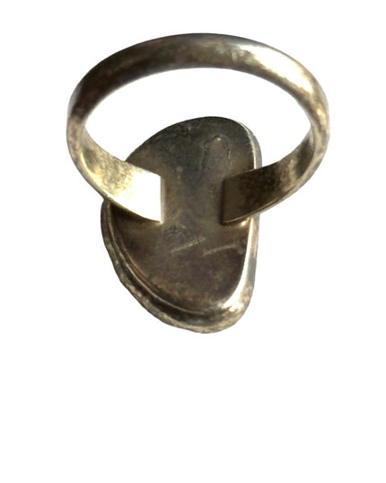 Vintage sterling silver 925 turquoise ring handmade native american southwestern