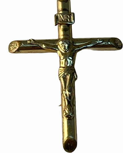 Vintage 14k Gold filled Crucifix pendant