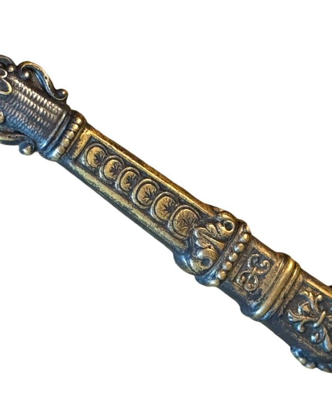RARE Antique French Silver Art Nouveau Needle Sewing Case Etui Very Ornate