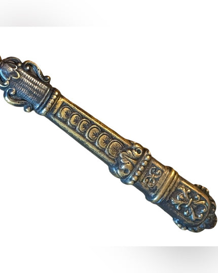 RARE Antique French Silver Art Nouveau Needle Sewing Case Etui Very Ornate