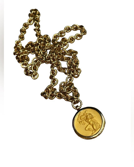 GIOIELLI MADE IN ITALY Necklace Denario Luna Grand Tour collection ITALY ROME