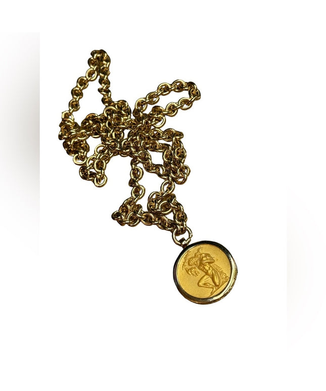 GIOIELLI MADE IN ITALY Necklace Denario Luna Grand Tour collection ITALY ROME