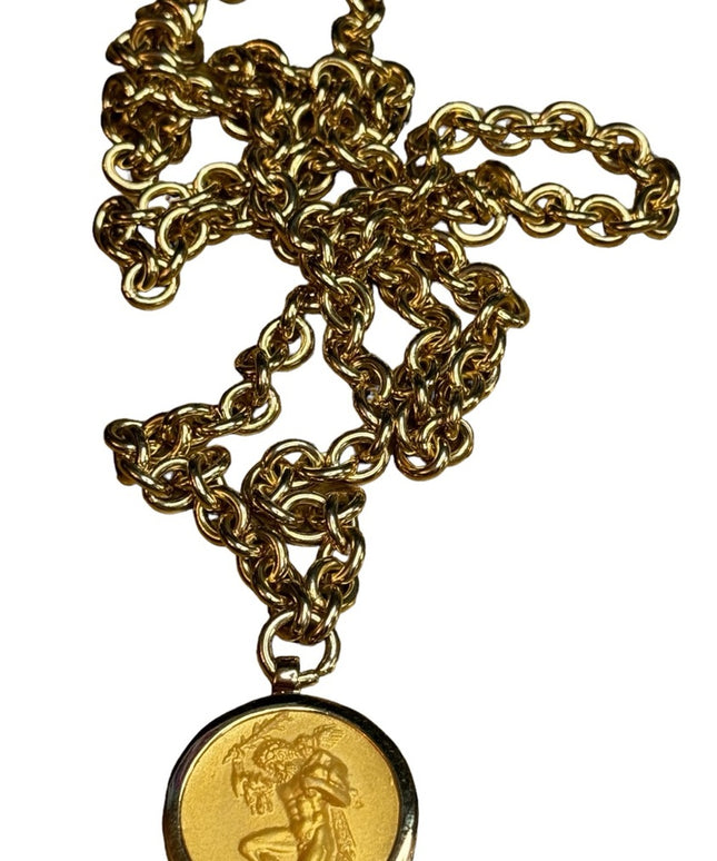 GIOIELLI MADE IN ITALY Necklace Denario Luna Grand Tour collection ITALY ROME