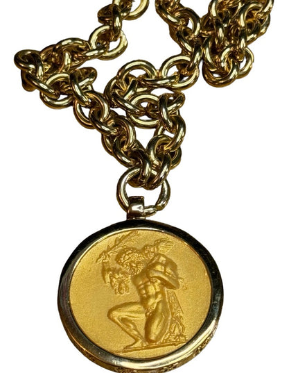 GIOIELLI MADE IN ITALY Necklace Denario Luna Grand Tour collection ITALY ROME