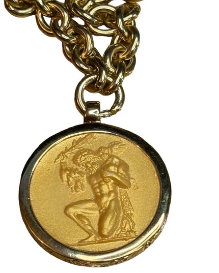 GIOIELLI MADE IN ITALY Necklace Denario Luna Grand Tour collection ITALY ROME