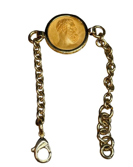 Stunnimg Italy ROME Grand Tour Collection gold plated Hercules Bracelet link