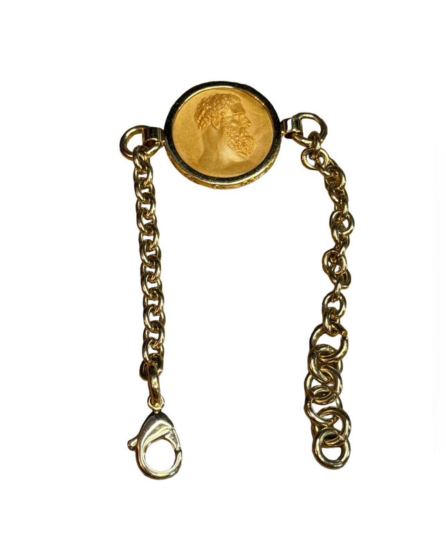 Stunnimg Italy ROME Grand Tour Collection gold plated Hercules Bracelet link