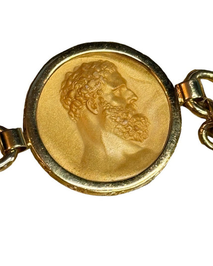 Stunnimg Italy ROME Grand Tour Collection gold plated Hercules Bracelet link