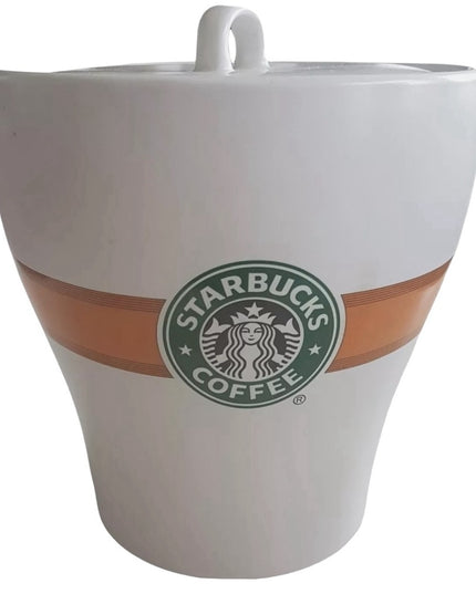 Starbucks Coffee branded coffee cookie candy jar ceramic