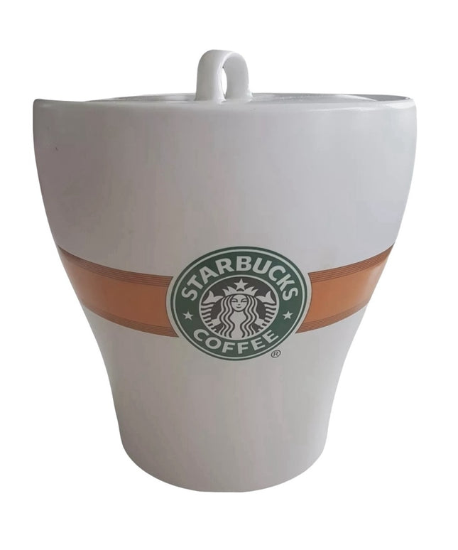 Starbucks Coffee branded coffee cookie candy jar ceramic