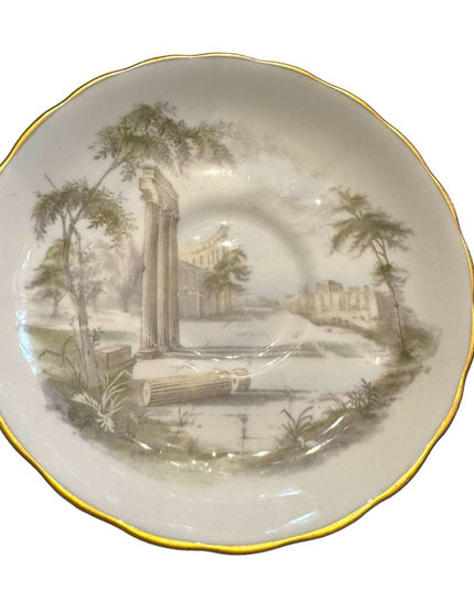 Vintage Royal Tuscan Tea Cup & Saucer Fine English Bone China Rare Olympus