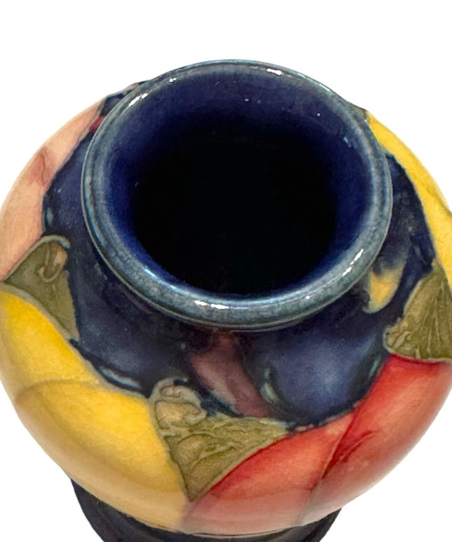 Moorcroft Wisteria Vase, 1930s Floral Rare collectible