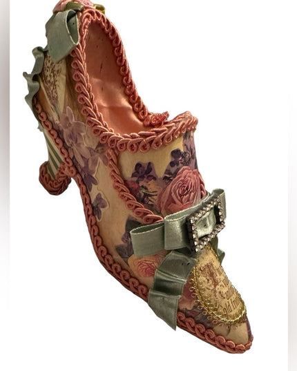 Wayne Kleski Katherines Collection retired Embellished Victorian shoe design