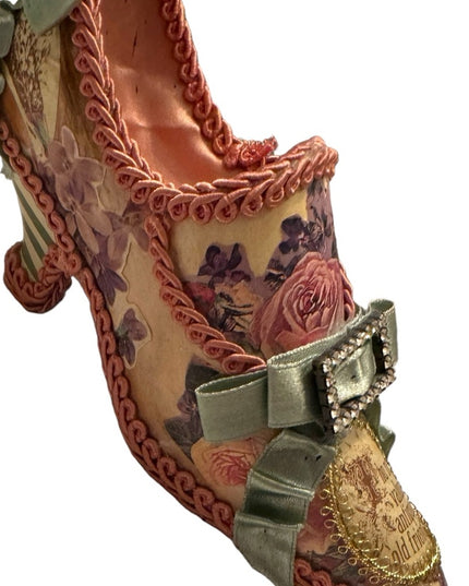 Wayne Kleski Katherines Collection retired Embellished Victorian shoe design