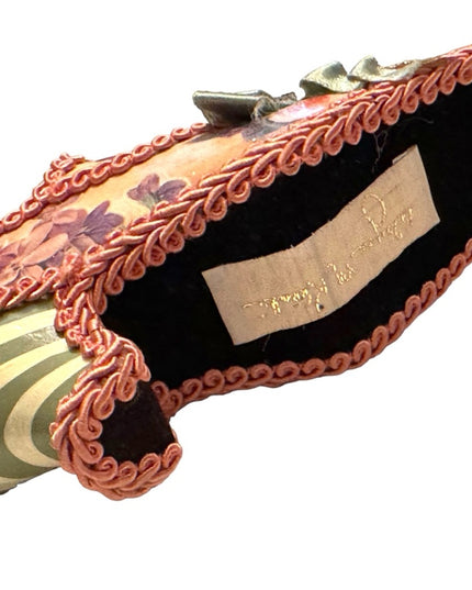 Wayne Kleski Katherines Collection retired Embellished Victorian shoe design