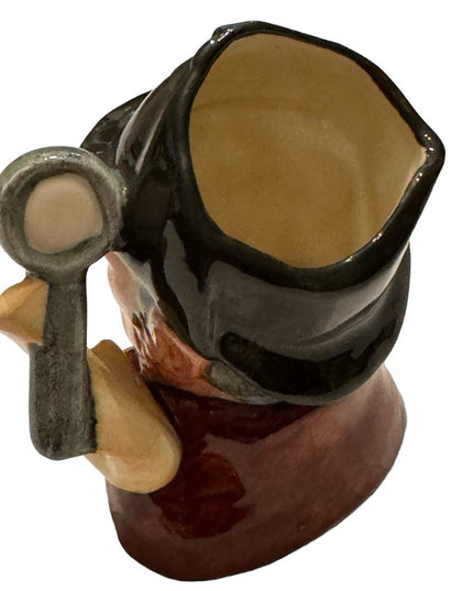 Vintage C1972 The Sleuth Royal Doulton Toby mug Jug mini 3”