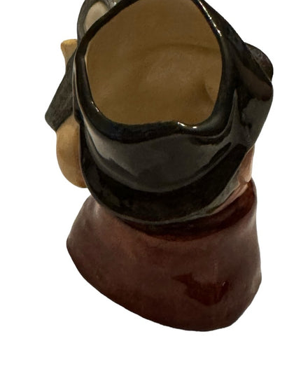 Vintage C1972 The Sleuth Royal Doulton Toby mug Jug mini 3”