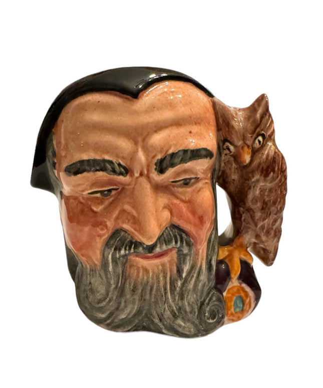 Vintage 1959 Merlin Royal Doulton mini cup Toby mug