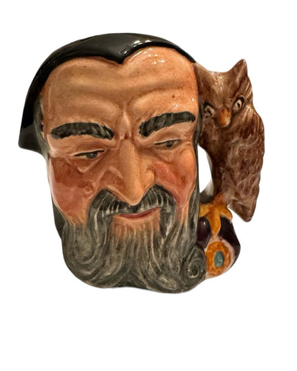 Vintage 1959 Merlin Royal Doulton mini cup Toby mug