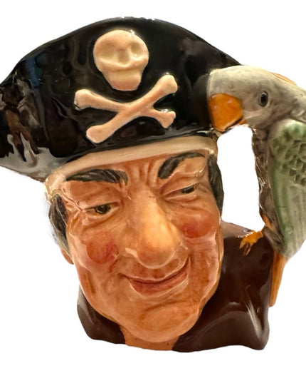 Vintage Royal Doulton Long John Silver Toby Mug Jug 4.25”