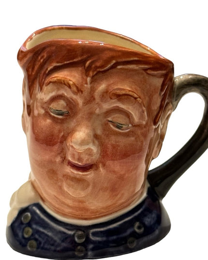 Vintage Fat Boy Royal Doulton Jug Toby Mug mini  2.5”