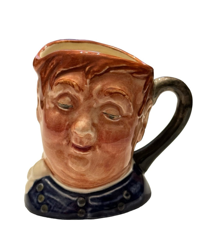 Vintage Fat Boy Royal Doulton Jug Toby Mug mini  2.5”