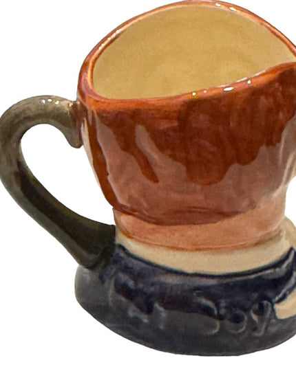 Vintage Fat Boy Royal Doulton Jug Toby Mug mini  2.5”