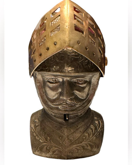 Vintage 1960s Dynasy Medieval KNIGHT Metal Lighter Bar accessory