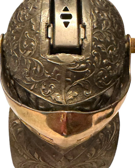 Vintage 1960s Dynasy Medieval KNIGHT Metal Lighter Bar accessory