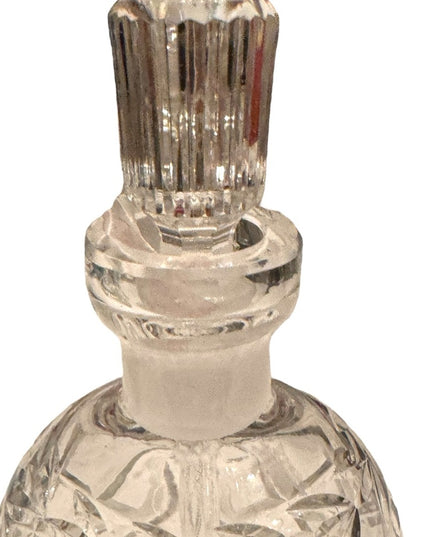 Vintage WATERFORD Crystal Handmade Glass Perfume Bottle