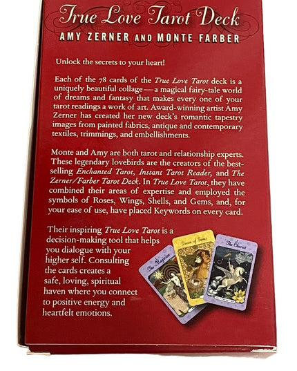 True Love Tarot Book & Cards Zerner Like New