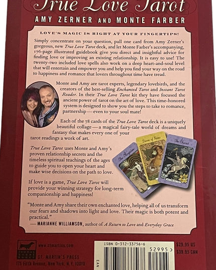 True Love Tarot Book & Cards Zerner Like New