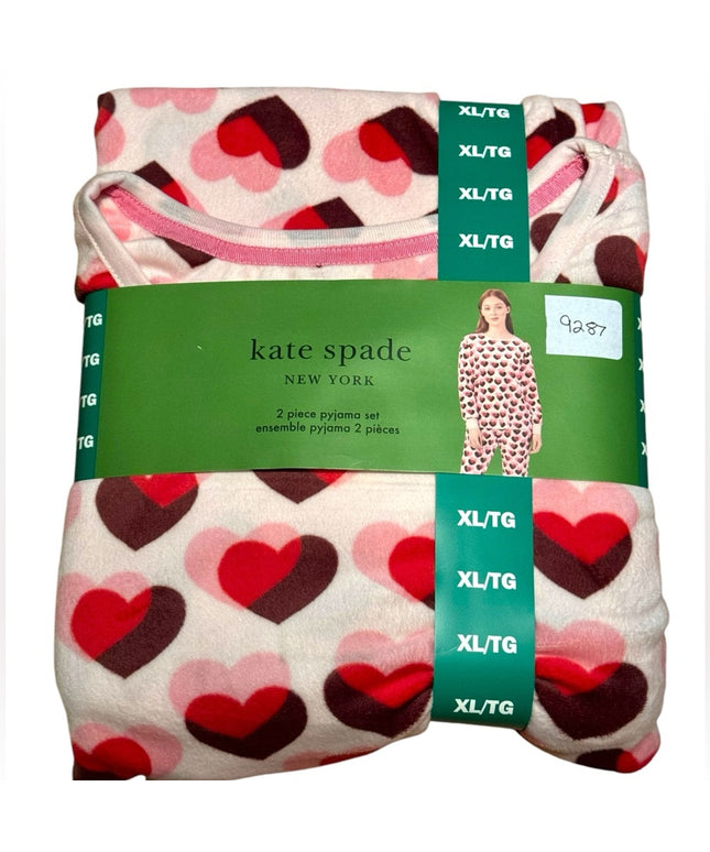 Kate Spade XL Pajamas PJ Hearts 💕 NWT
