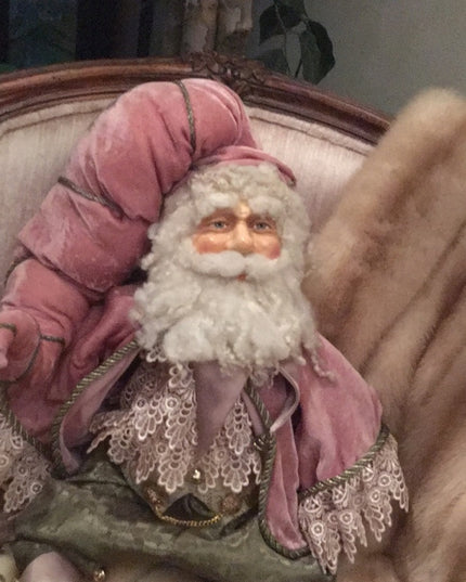 Katherines Collection Wayne Kleski Santa doll Rare