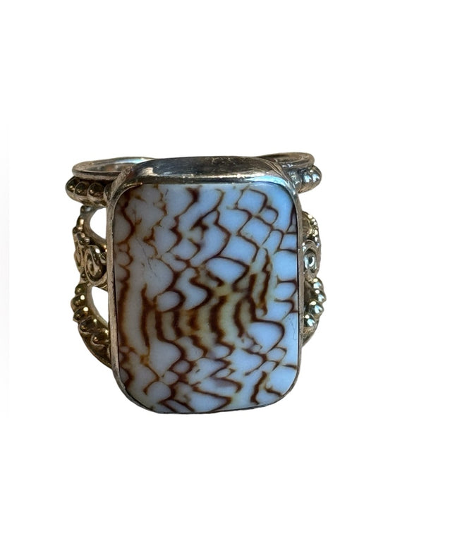 Sajen sterling silver 925 Cone shell ring Bali