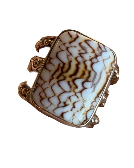Sajen sterling silver 925 Cone shell ring Bali