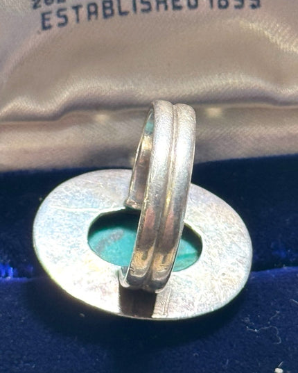 Stunning southwestern turquoise sterling silver 925 lg ring