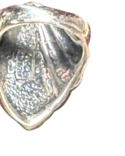 Vintage sterling silver black onyx 925 southwestern SC cloud ring