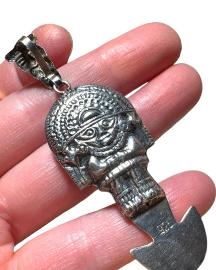Vintage Peruvian TUMI Statue Sterling silver 925 pendant