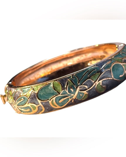 Thomas Kinkade Pools of Serenity Copper Wellness Bracelet 18k Rose Gold Plated