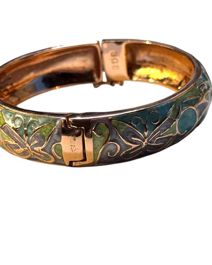 Thomas Kinkade Pools of Serenity Copper Wellness Bracelet 18k Rose Gold Plated