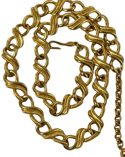 Stunning high lustre gold finish Napier Fancy necklace
