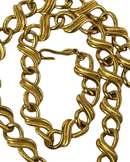 Stunning high lustre gold finish Napier Fancy necklace