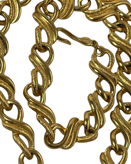 Stunning high lustre gold finish Napier Fancy necklace